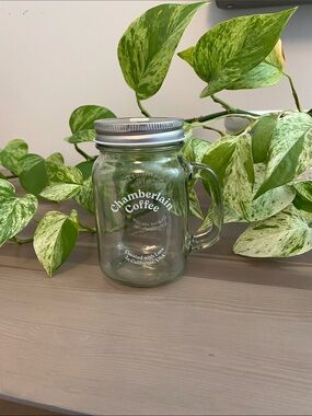 Chamberlain Coffee Mason Jar Mug with Lid